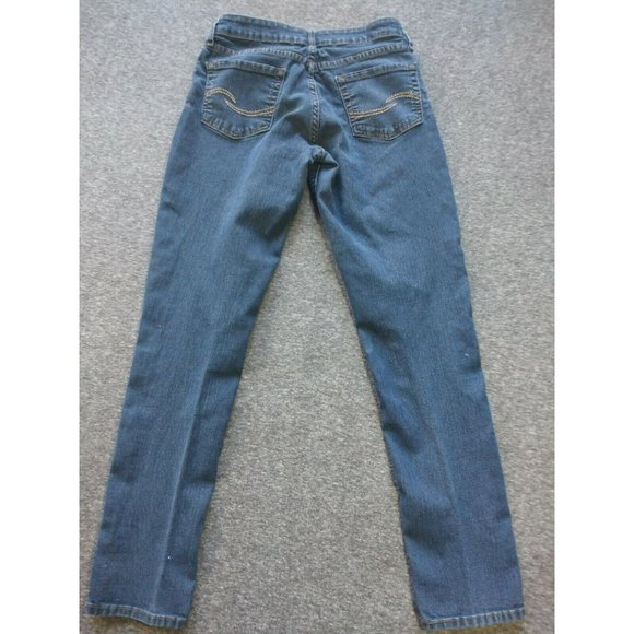 Levis Signature Jeans Womens 4 M Medium Misses Skinny Dark Wash Stretch Fit - Picture 11 of 12